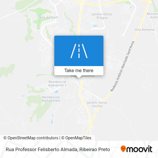 Rua Professor Felisberto Almada map