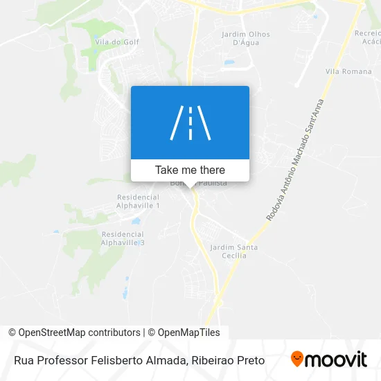 Rua Professor Felisberto Almada map