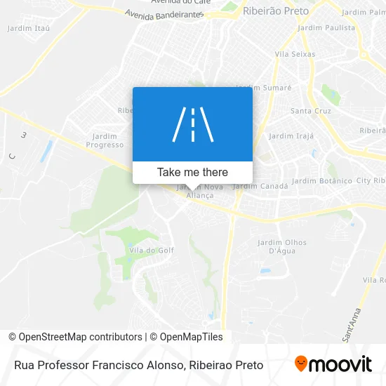 Rua Professor Francisco Alonso map