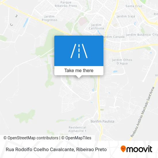 Rua Rodolfo Coelho Cavalcante map
