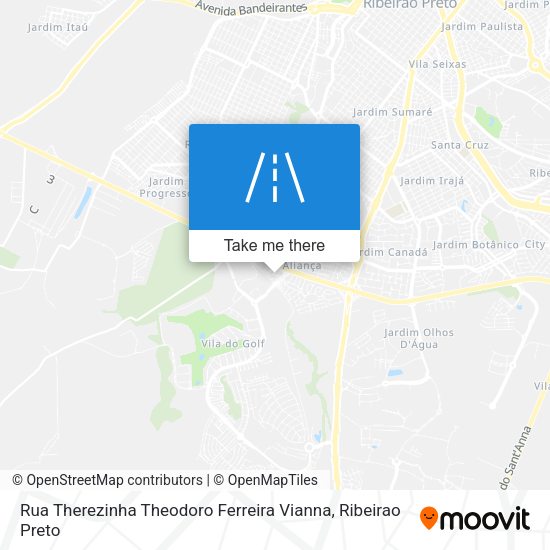 Rua Therezinha Theodoro Ferreira Vianna map
