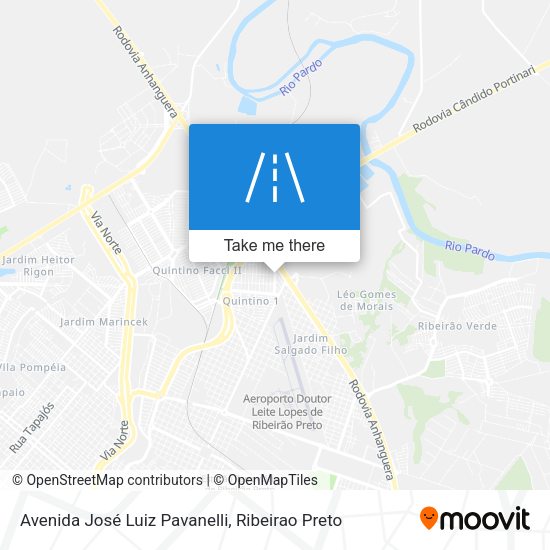 Avenida José Luiz Pavanelli map