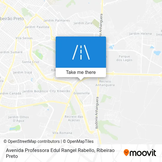 Avenida Professora Edul Rangel Rabello map