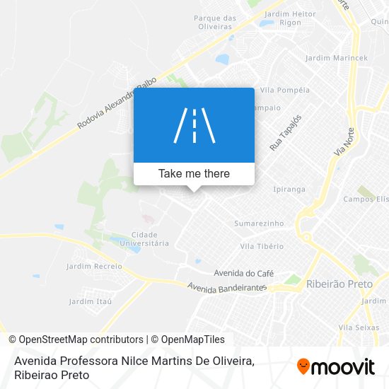 Avenida Professora Nilce Martins De Oliveira map