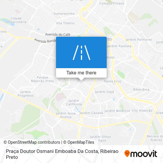Praça Doutor Osmani Emboaba Da Costa map