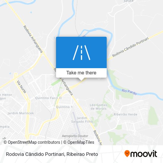 Rodovia Cândido Portinari map