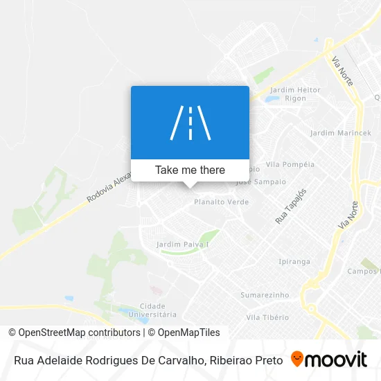 Rua Adelaide Rodrigues De Carvalho map