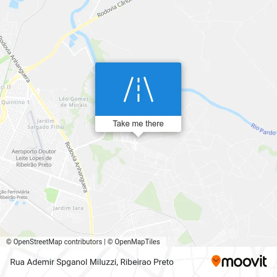 Rua Ademir Spganol Miluzzi map