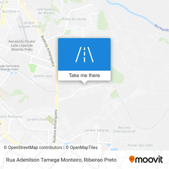 Rua Adenilson Tamega Monteiro map