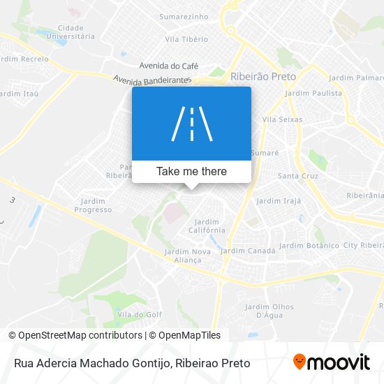 Rua Adercia Machado Gontijo map