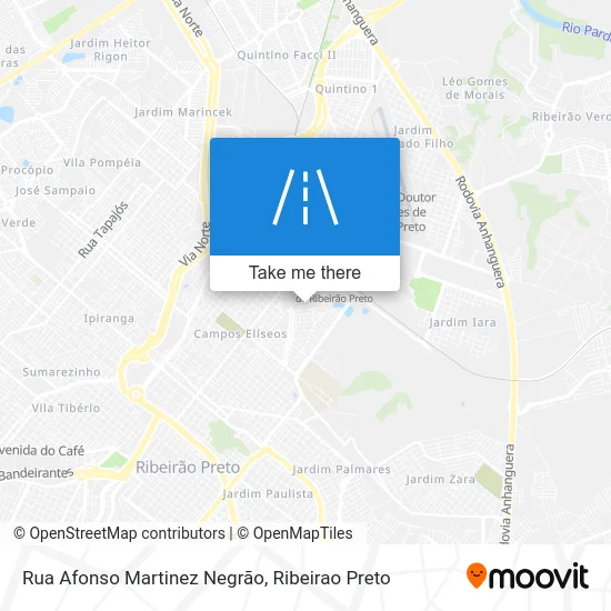 Rua Afonso Martinez Negrão map