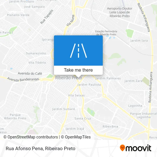 Rua Afonso Pena map