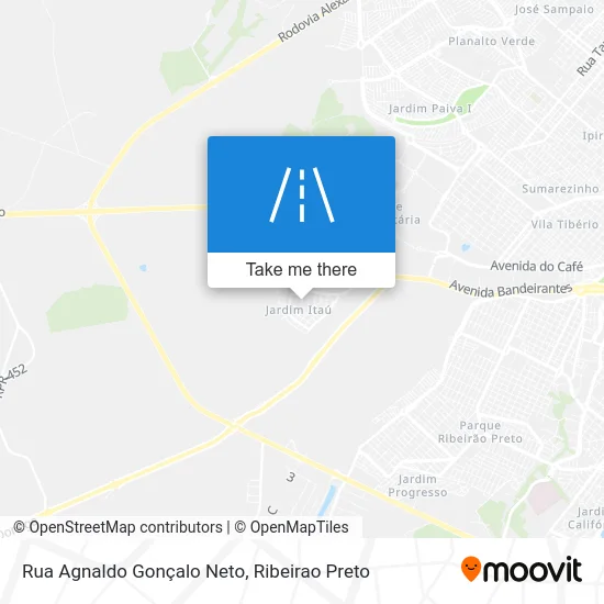 Rua Agnaldo Gonçalo Neto map