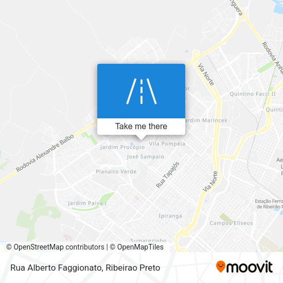 Rua Alberto Faggionato map