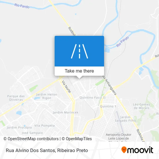 Rua Alvino Dos Santos map