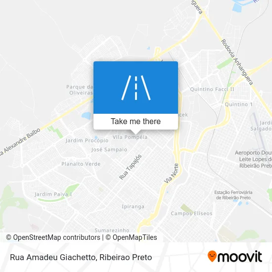 Rua Amadeu Giachetto map