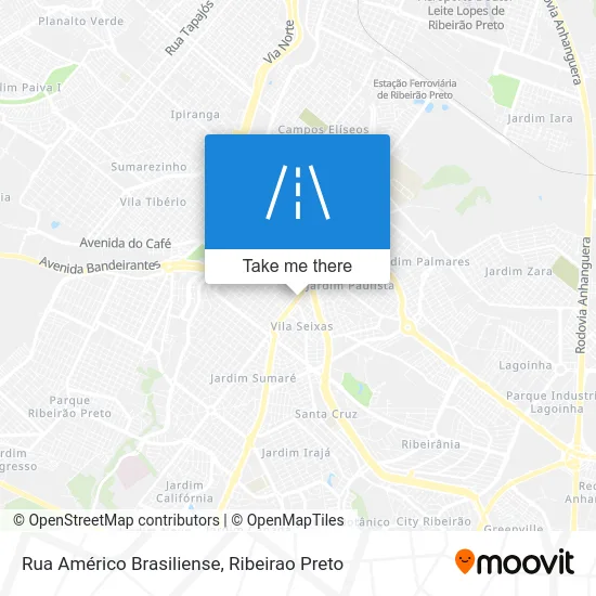 Rua Américo Brasiliense map