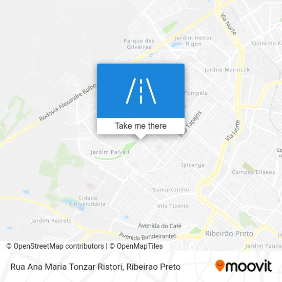 Rua Ana Maria Tonzar Ristori map