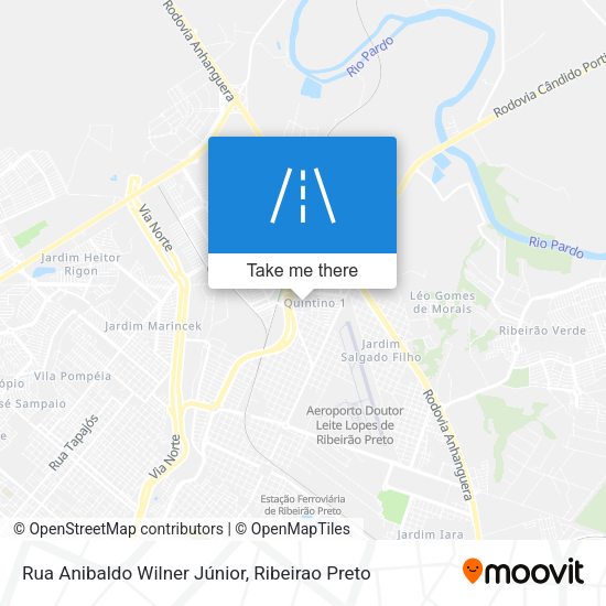 Rua Anibaldo Wilner Júnior map