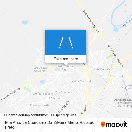 Rua Antônia Quaresma Da Silveira Minto map