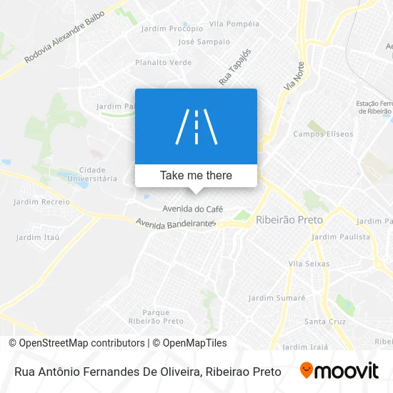 Rua Antônio Fernandes De Oliveira map
