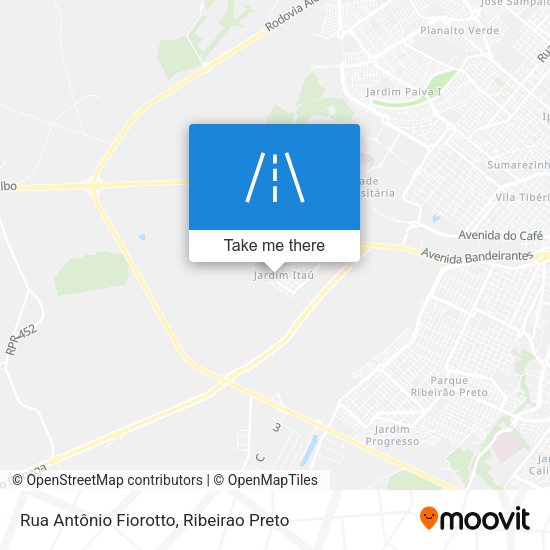Rua Antônio Fiorotto map