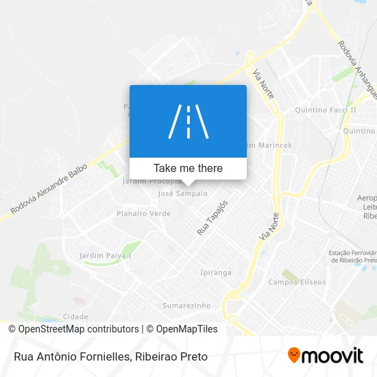 Rua Antônio Fornielles map
