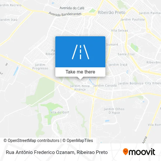 Rua Antônio Frederico Ozanam map