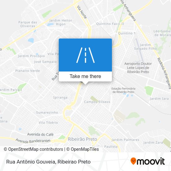 Rua Antônio Gouveia map