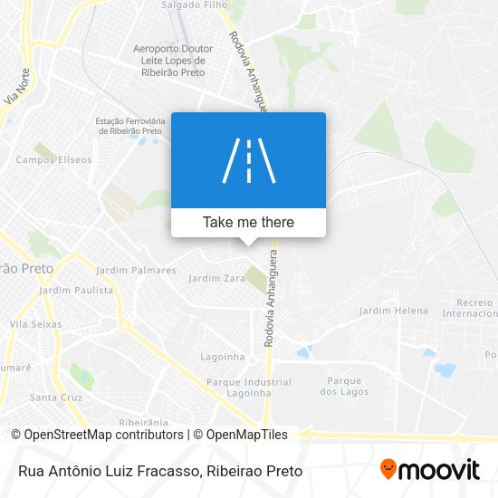 Rua Antônio Luiz Fracasso map