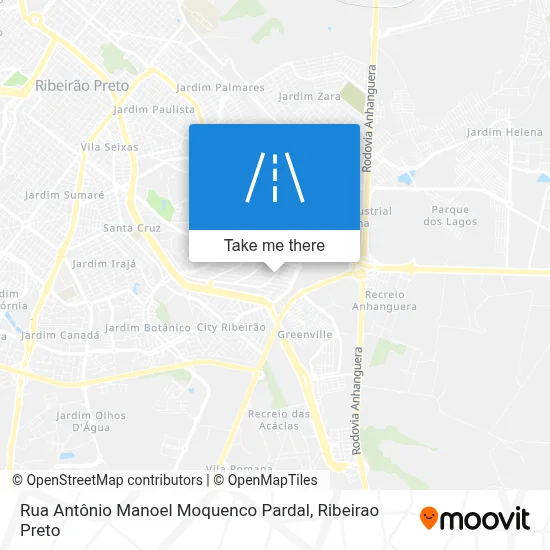 Rua Antônio Manoel Moquenco Pardal map