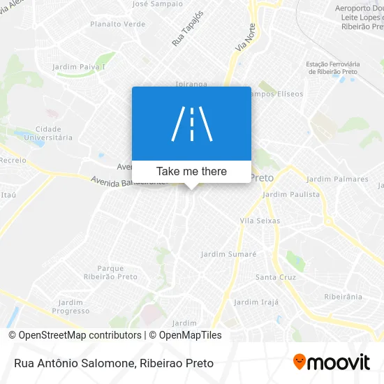 Rua Antônio Salomone map