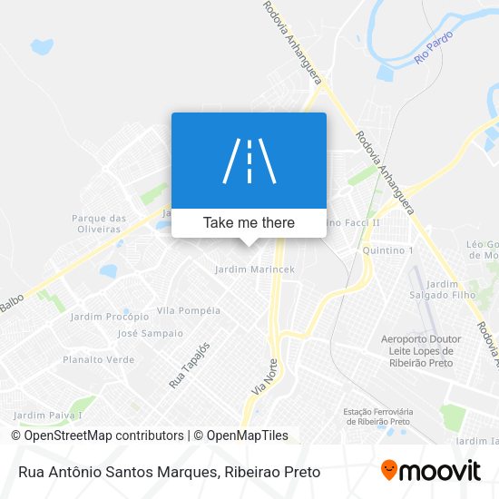 Rua Antônio Santos Marques map