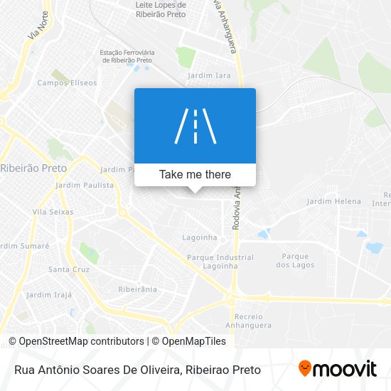 Rua Antônio Soares De Oliveira map