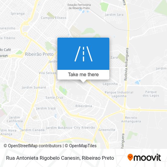 Rua Antonieta Rigobelo Canesin map