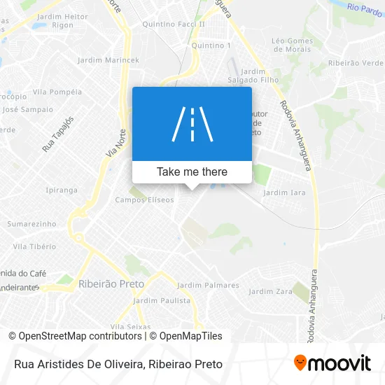 Rua Aristides De Oliveira map