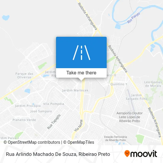 Rua Arlindo Machado De Souza map