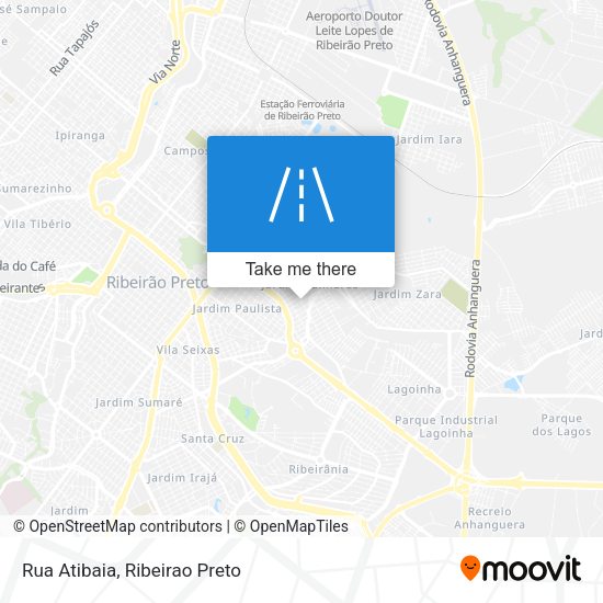 Rua Atibaia map