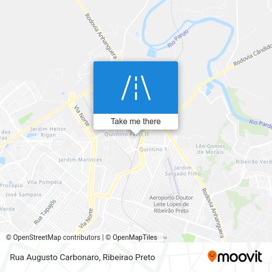 Rua Augusto Carbonaro map