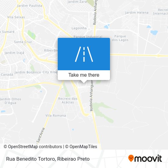 Rua Benedito Tortoro map