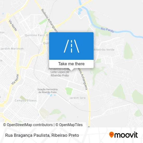 Rua Bragança Paulista map