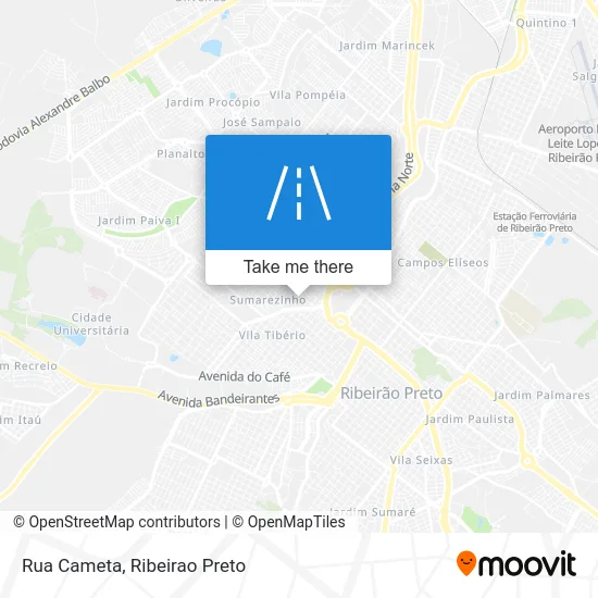 Rua Cameta map