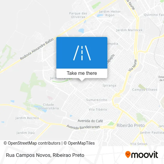 Rua Campos Novos map