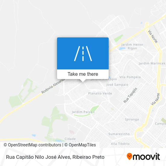 Rua Capitão Nilo José Alves map