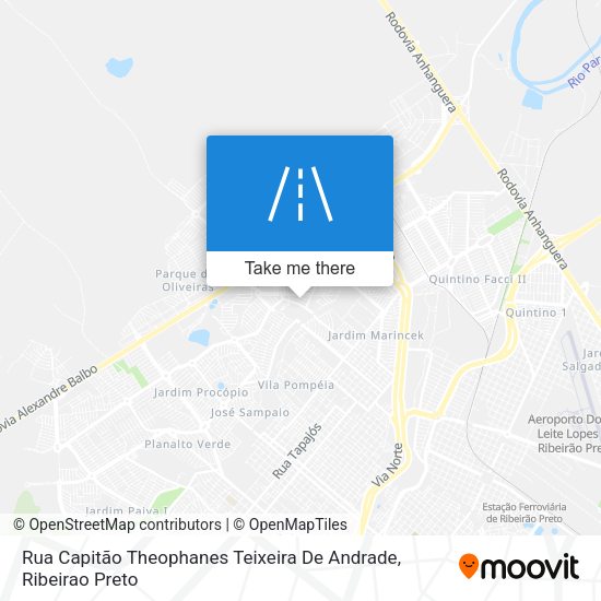 Rua Capitão Theophanes Teixeira De Andrade map