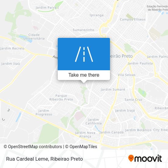 Rua Cardeal Leme map