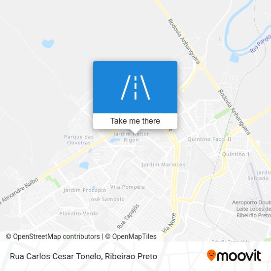 Rua Carlos Cesar Tonelo map