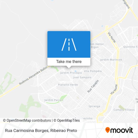 Rua Carmosina Borges map