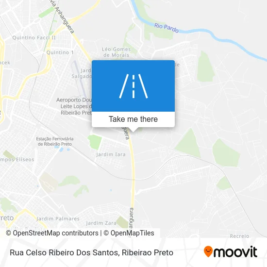 Rua Celso Ribeiro Dos Santos map