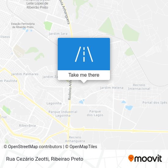 Rua Cezário Zeotti map
